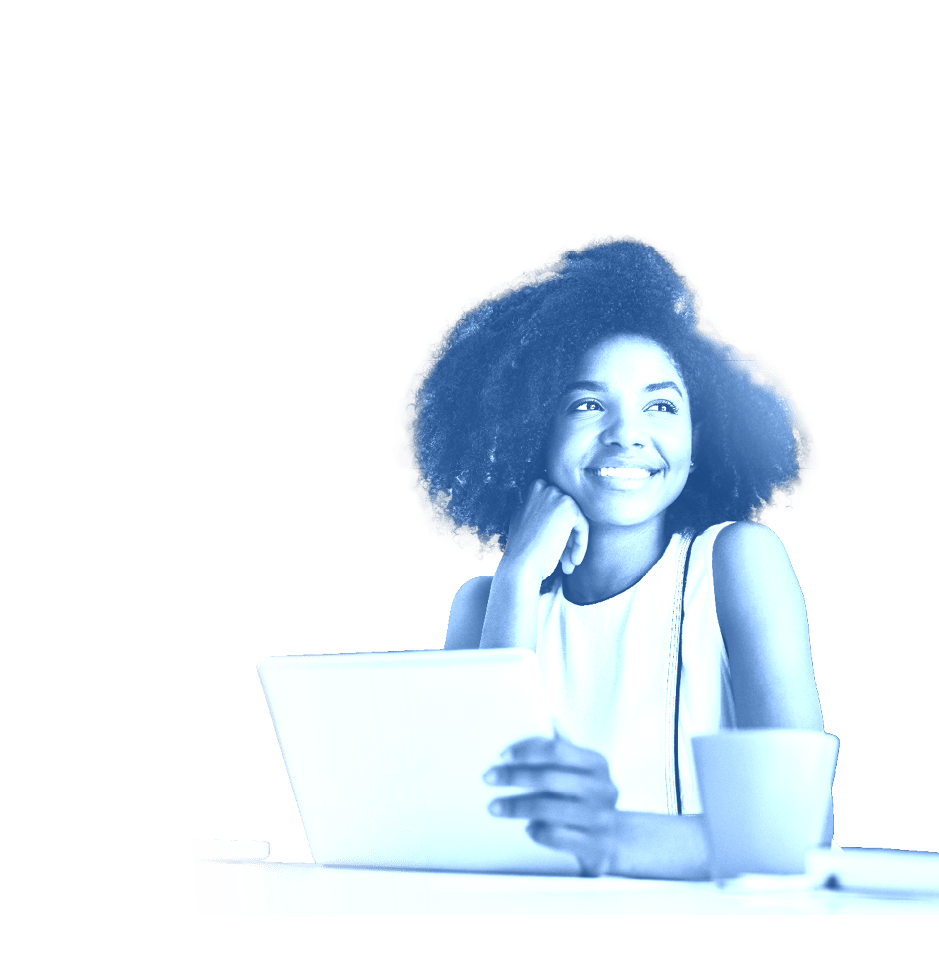 Thinking about how to take the business to technological heights. Cropped shot of an attractive young businesswoman working in her office.