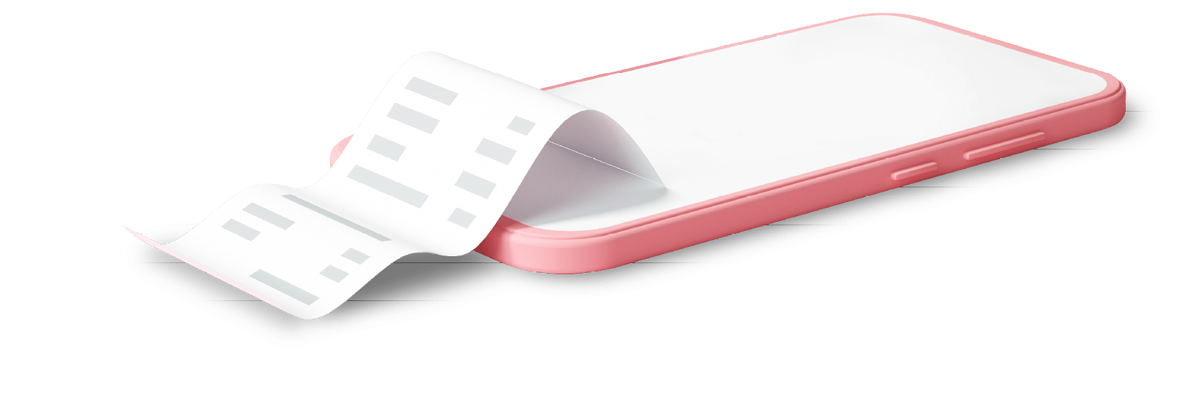 online mobile shopping concept, shopping on smartphone with transaction credit card. 3d render illustration