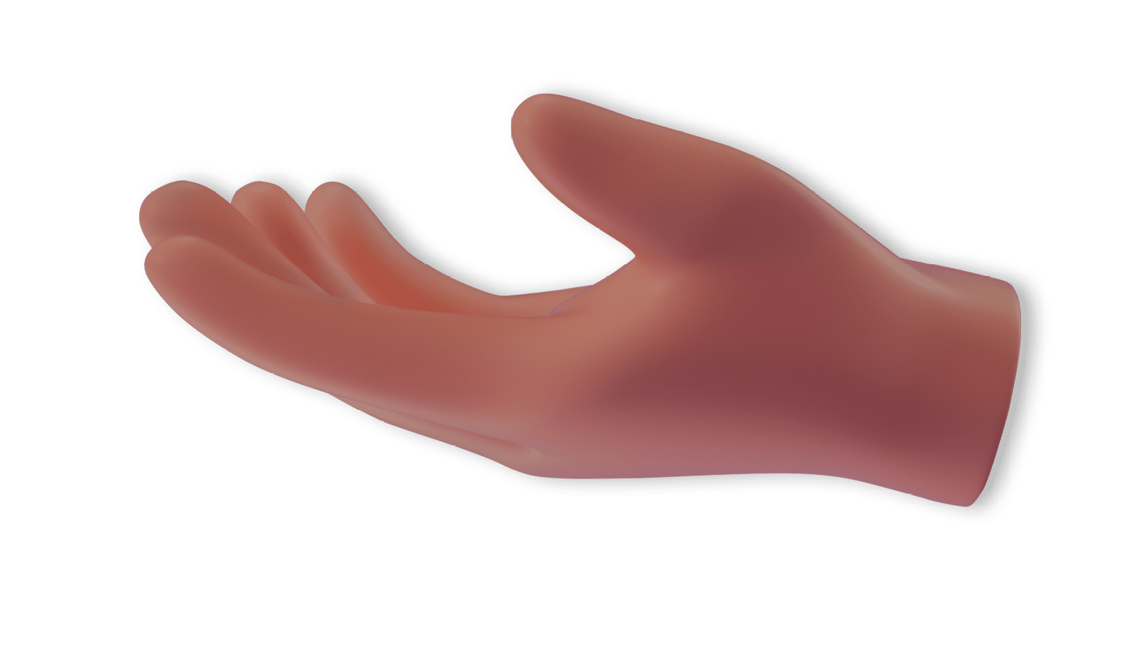 3D Cartoon hand holding lightbulb on purple background. thinking, good idea and business success creative concept. 3d render illustration