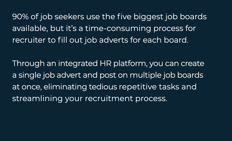  90% of job seekers use the five biggest job boards available, but it’s a time-consuming process for recruiter to fil...