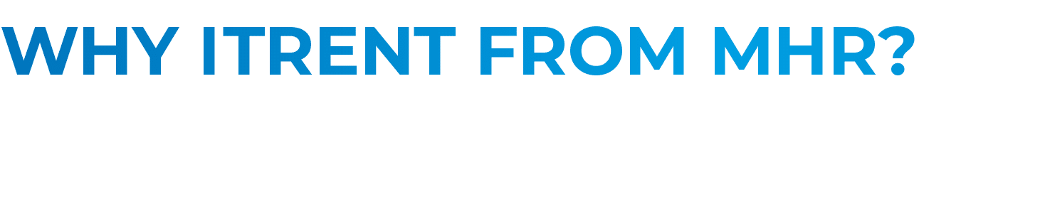 Why iTrent from MHR?