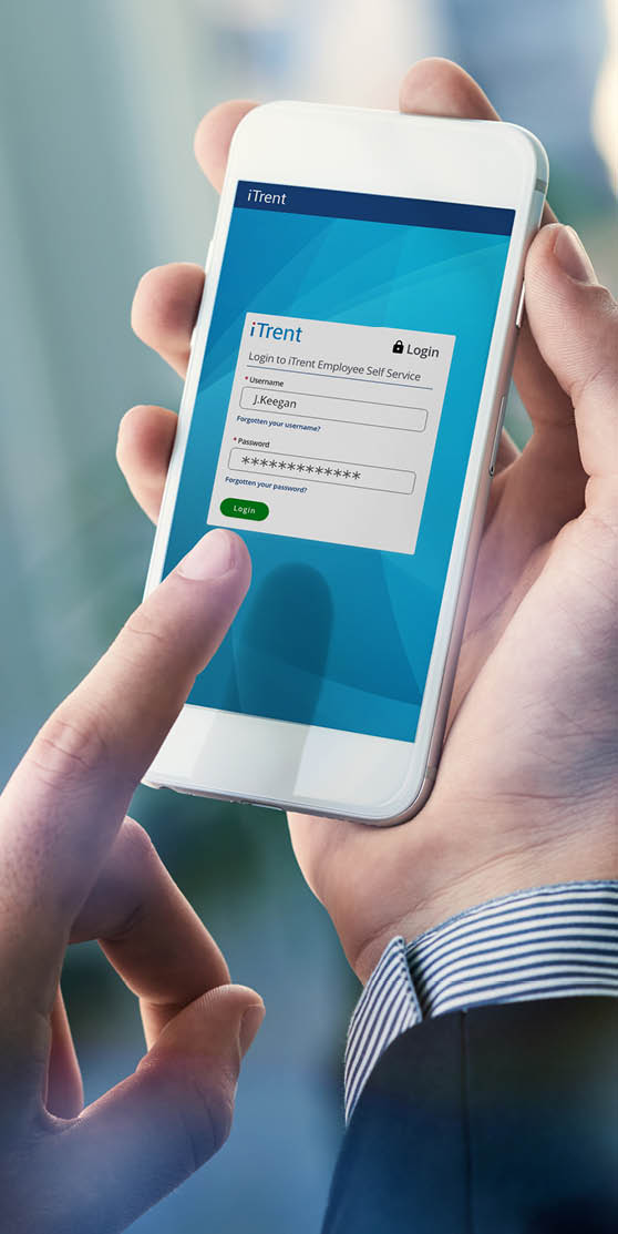 Mock up of a man holding device and touching screen. Clipping path