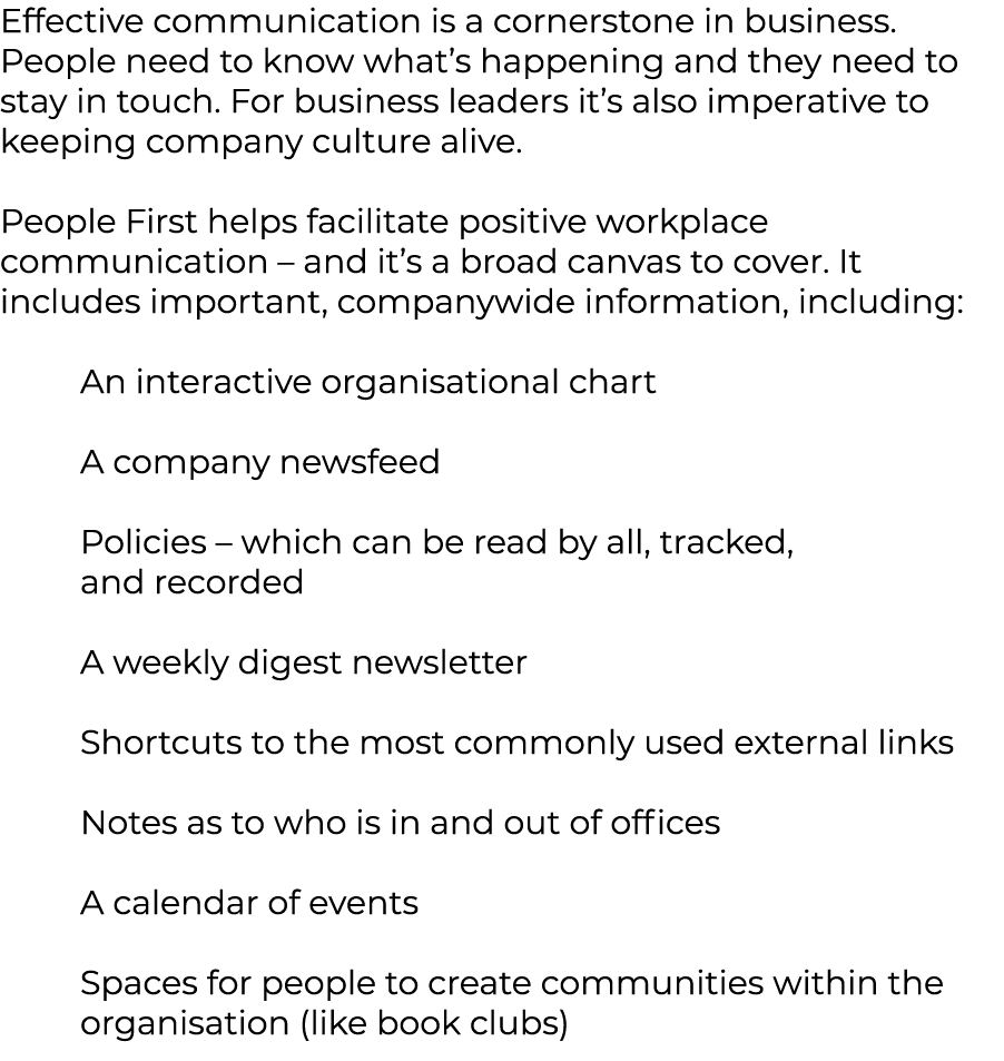 Effective communication is a cornerstone in business. People need to know what’s happening and they need to stay in t...