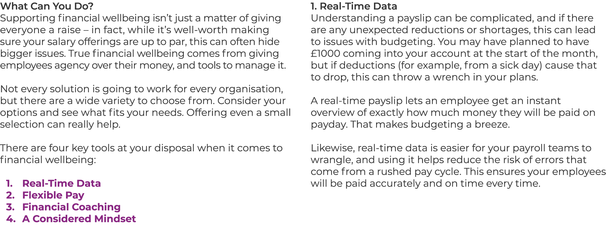 What Can You Do? Supporting financial wellbeing isn’t just a matter of giving everyone a raise – in fact, while it’s ...