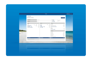 iTrent holiday scheduling screen showing how management and HR can save time processing holidays requests with automated processes.