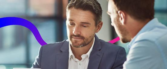 colleagues talking in the office