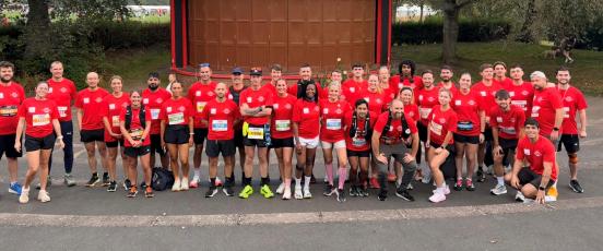 Group photo of MHR runners