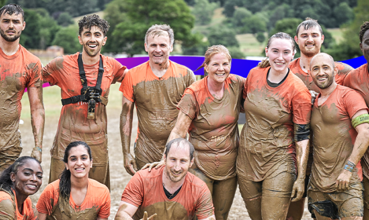 Image of MHR team at the Tough Mudder event. 