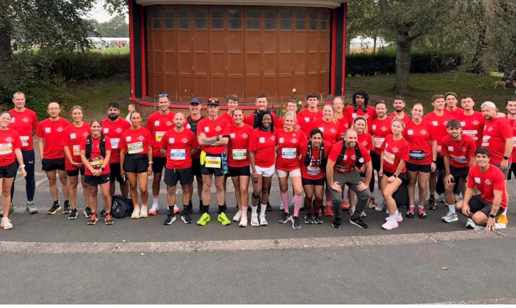 Group photo of MHR runners