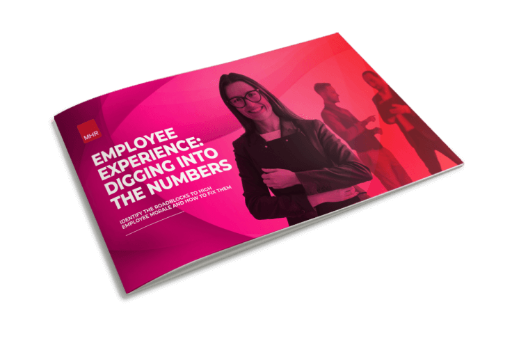 Employee Experience Report front cover, title of Digging into the numbers.