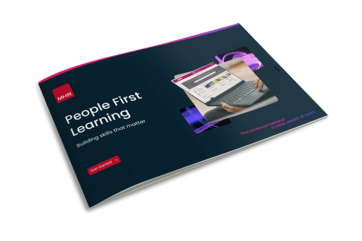 Front page of People First Learning Brochure