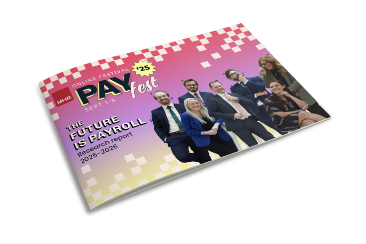 Front cover of the payroll research report