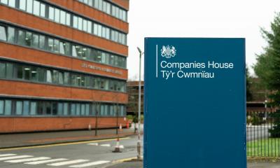 Companies House building and sign