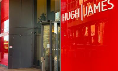 Entrance to Hugh James offices