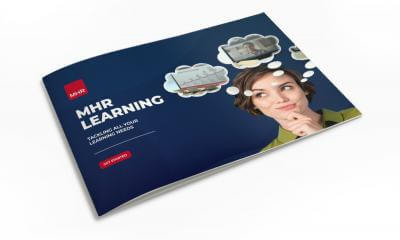 Front cover of the MHR Learning Brochure