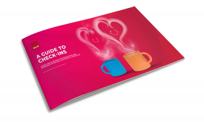 Mock-up brochure of MHR check-ins guide
