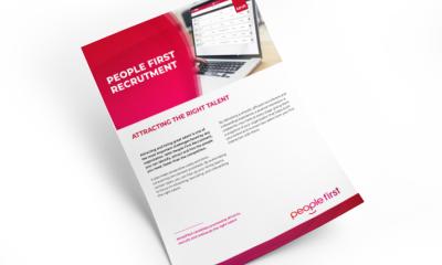 Front cover of People First recruitment solution sheet