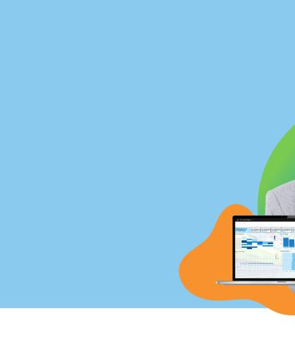 Banner representing People Analytics Platform with screenshots and icons