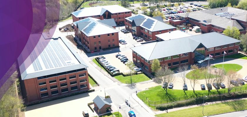 Picture of MHRs head office buildings in Ruddington.
