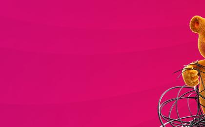 Harriet the hamster tangled up in wires, representing the stress of her current operations.