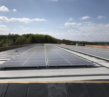 Solar panels at MHR