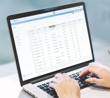 iTrent Learning Suite on laptop