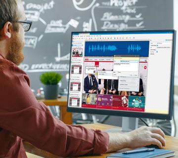 LMS page Authoring Tool module link image