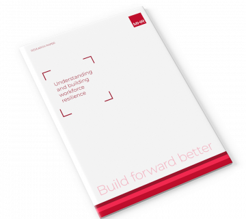Workforce Resilience Research Report Mock-up from MHR