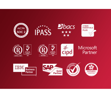 MHR accreditations, including Soc 2, iPASS, Cyber Plus essentials and more