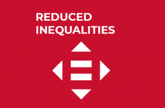 UN goal for sustainability, Reduced inequalities.