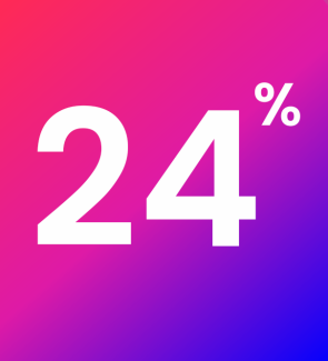 24%