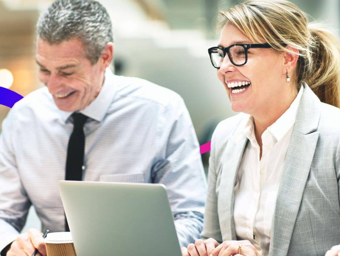 team conversation in an office