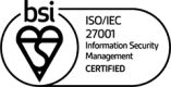 BSI ISO IEC 27001 logo