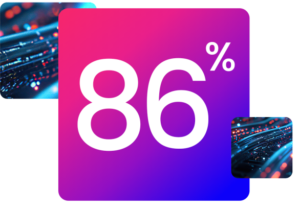 86%