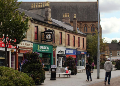 Image of a street in North Lanarkshire