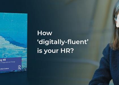 Professor Julie Hodges and her new book with the blog title: How digitally fluent is your HR?