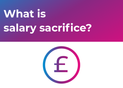 What is salary sacrifice? with a GBP sign below it.