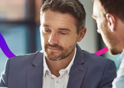 colleagues talking in the office
