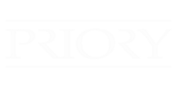 priory logo white