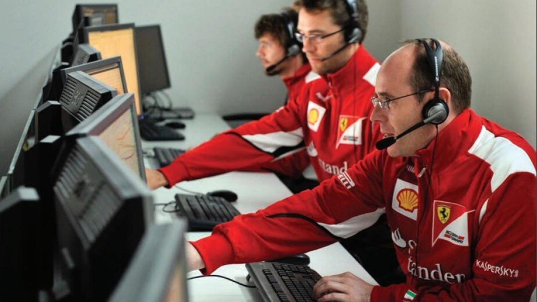 Neil Martin, pictured during his time as Head of Strategy at the Ferrari Formula 1 team