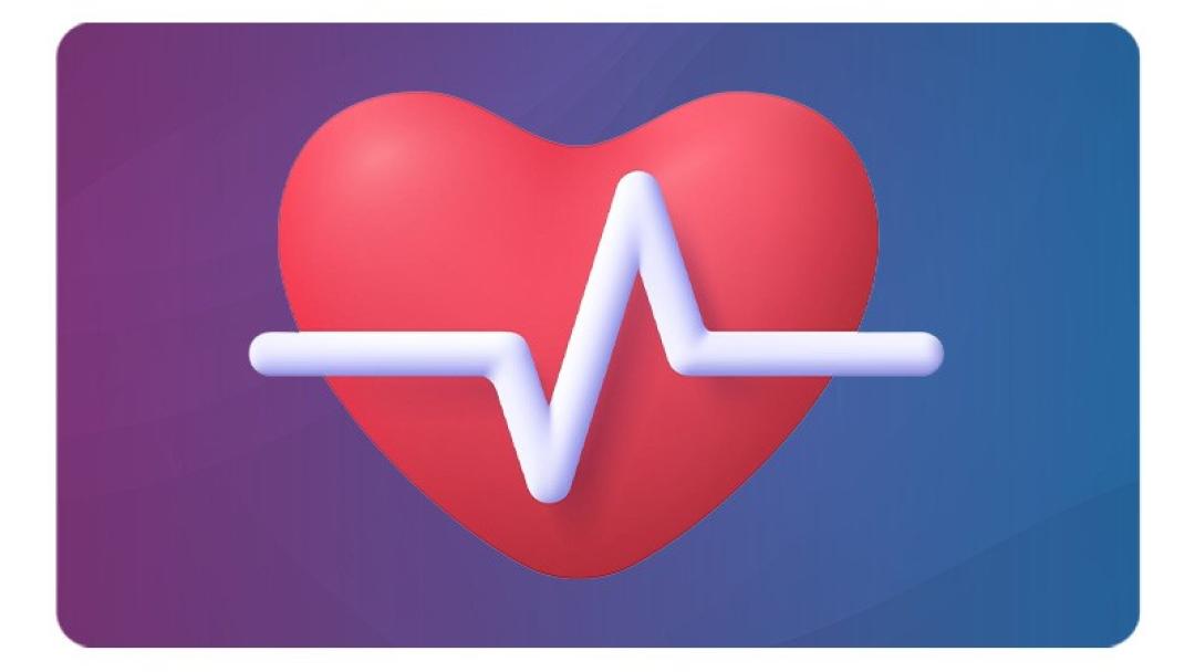 Heart and heart beat representing our healthcare offering.