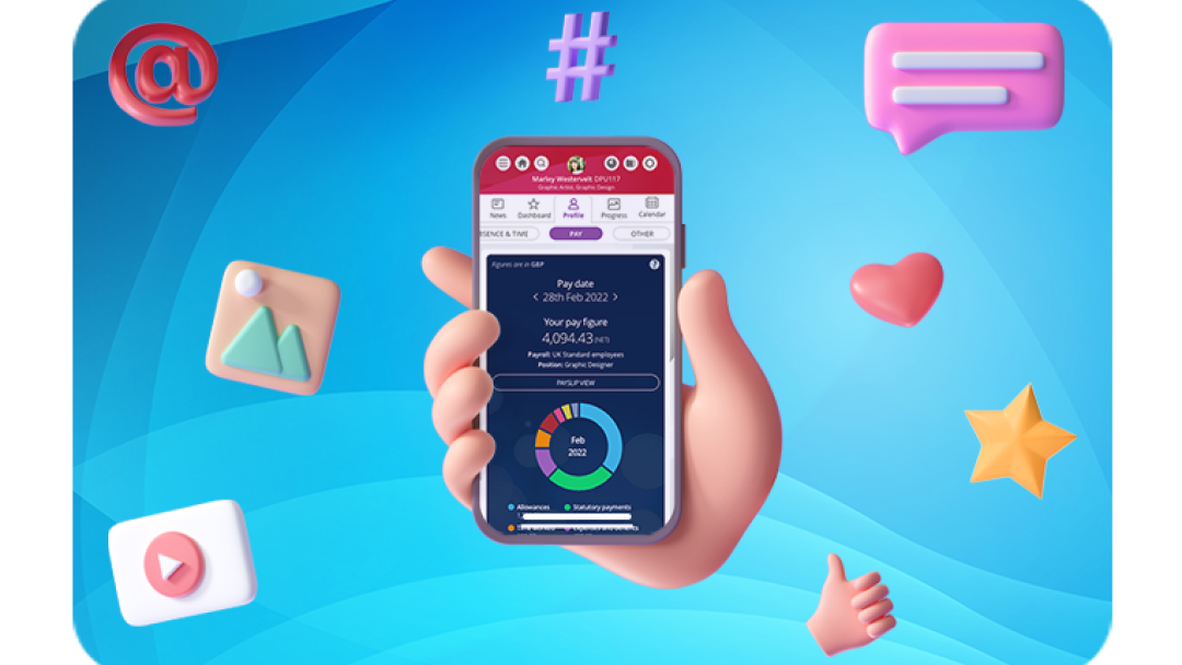 People First shown on a phone