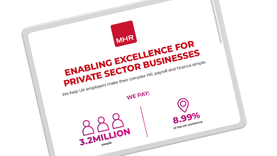 Mock up of infographic on an iPad