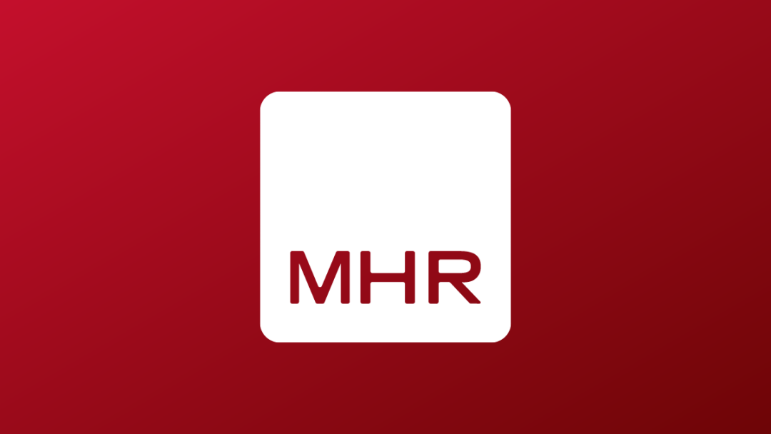 MHR logo in white 