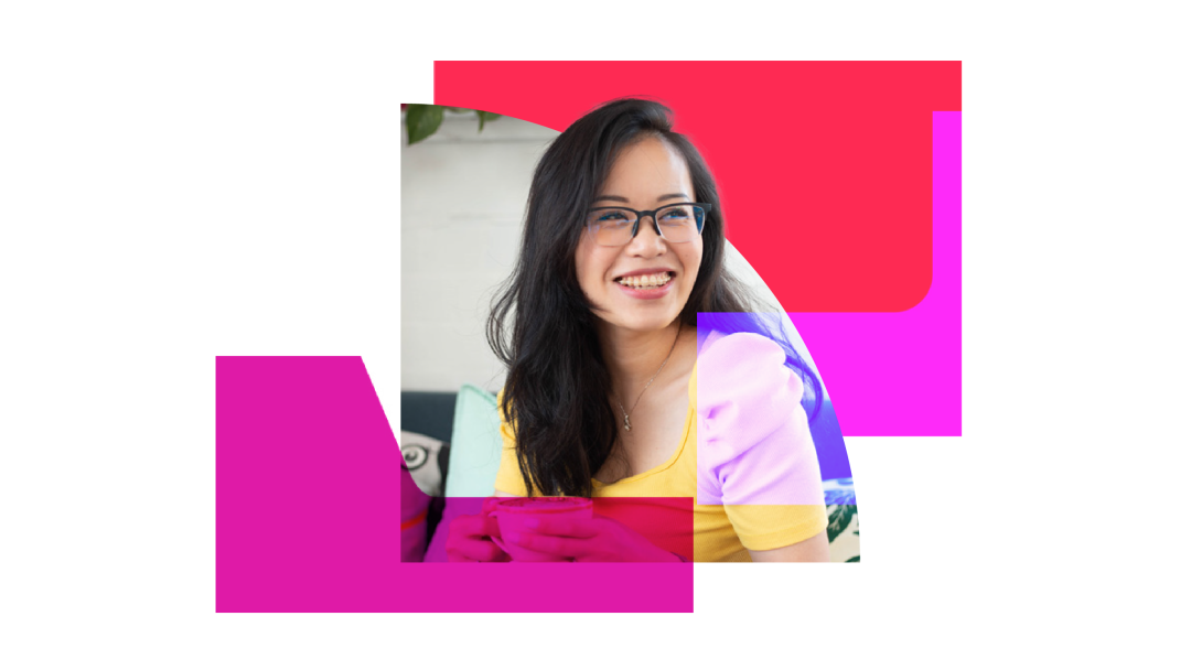 AI grid image with AI branding 