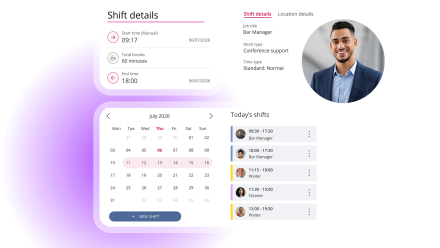 Screenshot demonstrating People First Workforce Management capabilities