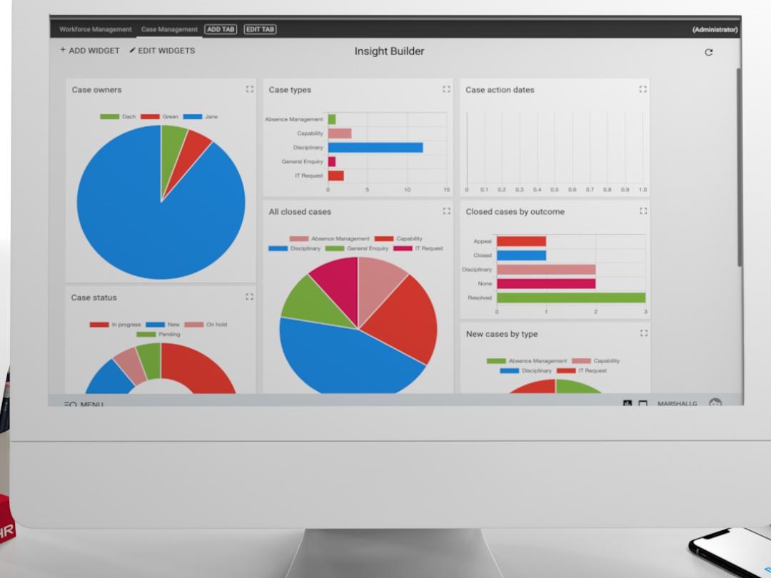 iTrent demo Insight Builder