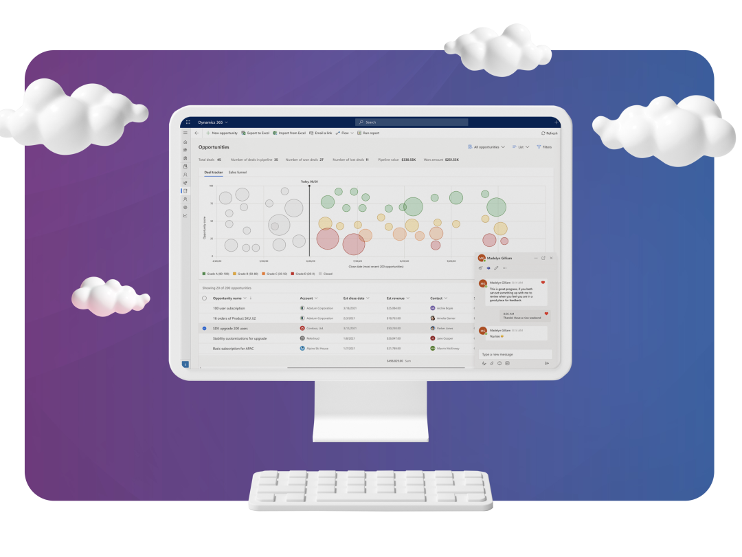 Finance software block