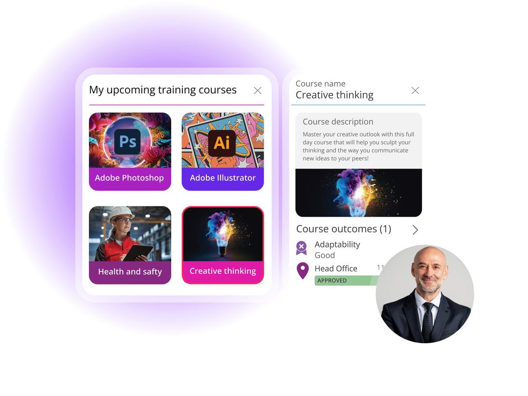 Screenshot demonstrating People First learning capabilities