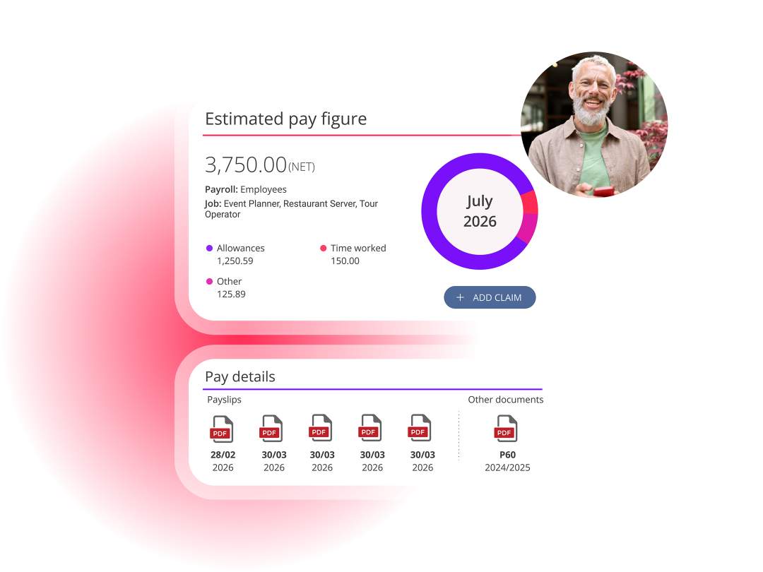 Screenshot to demonstrate payroll in People First platform